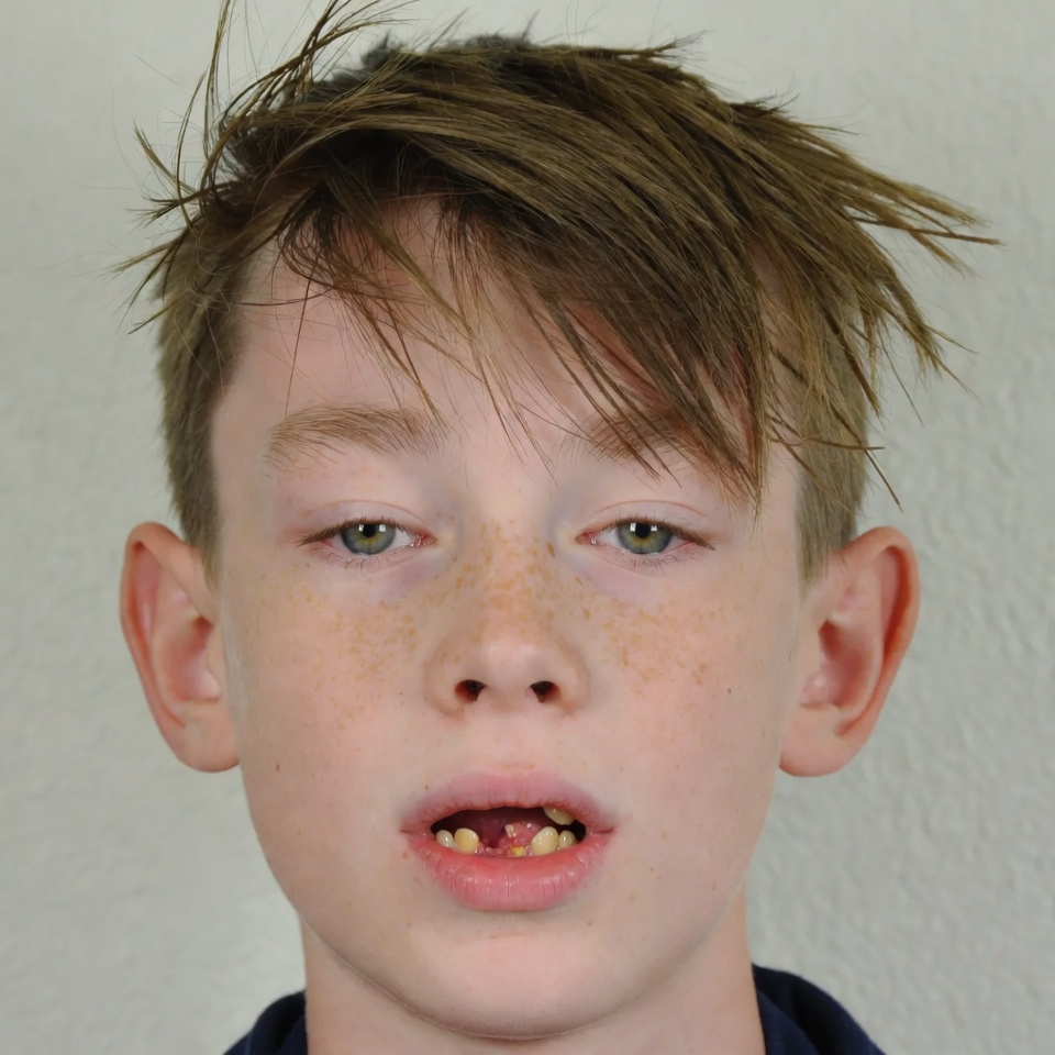 Patient 4 before cosmetic dental treatment